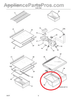 Crisper Pan ( Bottom ) Compatible with Frigidaire Kenmore Refrigerator 240343803