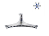 Assembly Flange Shaft Compatible with Samsung Washer DC97-17004B ( 6 Screws )