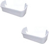 Lower Door Bin White Compatible with Frigidaire Refrigerator 240323001 ( 2 Pcs )