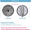Knob Compatible with Whirlpool Range WPW10594481 W10594481 W10698166 ( 4 PCs )