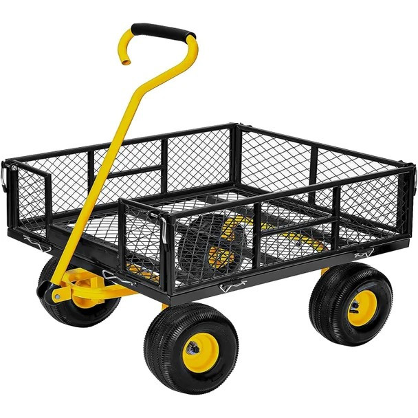 Garden Cart for Leaf Cleanup: Wagon or Steel Cart