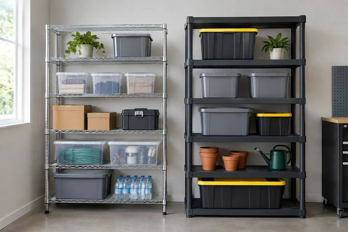 Wire Shelving Versus Plastic Shelving Compared
