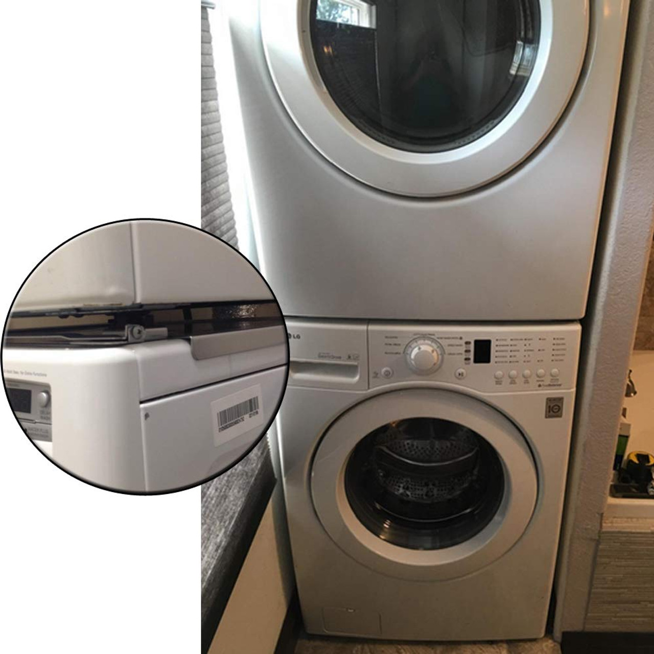 Kiss core 29 inch stacking kit for washer and dryer universal stacking