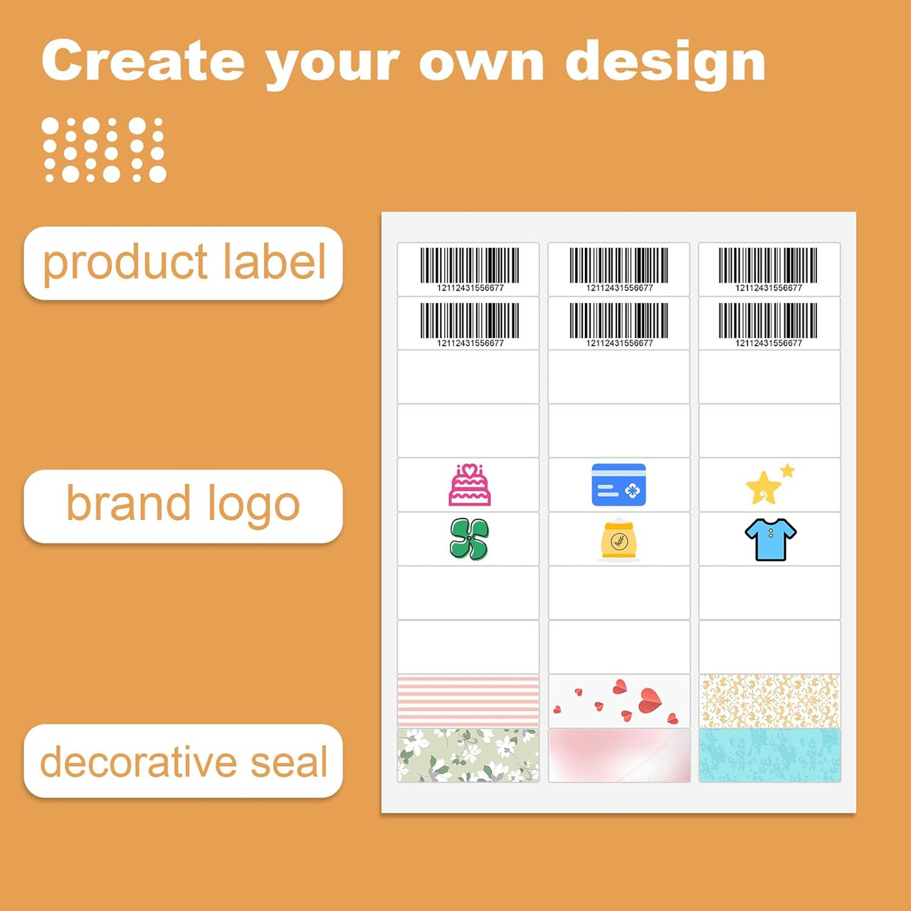 Label Jet Labels 30000 Laser/Ink Jet Self Adhesive Labels 30up / 30 Labels Per Sheet ...