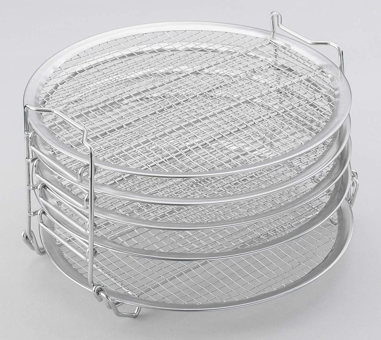 Dehydrator Rack for Ninja Foodi 6.5, & 8 qt & Instant Pot Duo Crisp 8 qt -  5 Stainless Steel Stackable Dehydrator Grill Stand Racks Accessories for