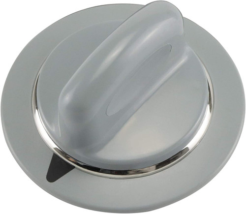Timer Knob Gray Compatible with GE Dryer WE01X20376 AP5805161