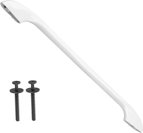 316443601 White Handle Compatible w/ Electrolux Frigidaire Kenmore with screws