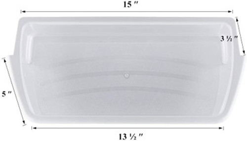 Door Shelf Bin Compatible with Whirlpool Refrigerator W10321304 ( 2 PCs )