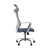 2x Home Office Gray Chair Ergonomic Desk Chair Mesh Computer Chair Lumbar Suppor