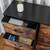 8-Tier Drawers Nightstand Chest Dresser Organizer Storage Bedroom Cabinet Rustic