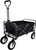 Heavy Duty Wagon Cart Swivel Collapsible Outdoor Utility Garden Beach Cart Black