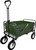 Heavy Duty Wagon Cart Swivel Collapsible Outdoor Utility Garden Beach Cart Green