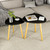 Set of 2 End Table Sofa Side Table Living Room Black