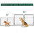 Dog Playpen 8 Panels Pet Fence Metal 32" Exercise Pen Puppy Playpen Out/Indoor