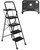 4 Step Folding Ladder with Tool Platform Non-Slip