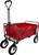 Heavy Duty Wagon Cart Swivel Collapsible Outdoor Utility Garden Beach Cart Red