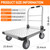 Folding Hand Truck Dolly Cart  Wheels Cart Trolley Moving 2000 lbs