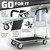 Folding Hand Truck Dolly Cart with Wheels Luggage Cart Trolley Moving 330lbs White