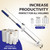 Stretch Film Dispenser Pole Holder Fits Rolls 2" to 3" Diameter Cores & Lengths from 12" to 24"