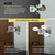20 Pack 1/2 to 1 1/2 inch Soft Close Hinges Kitchen Cabinet Doors Self Closing Stainless Steel Satin Nickel