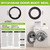 W11314648 Washer Door Seal Gasket Compatible with Whirlpool Maytag W10897390 W11314648 Washer Door Seal Gasket Compatible with Whirlpool Maytag W10897390