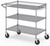 3-Tier Heavy Duty Utility Cart with Wheels 990 lb Capacity Rolling Cart