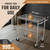 3-Tier Heavy Duty Utility Cart with Wheels 990 lb Capacity Rolling Cart