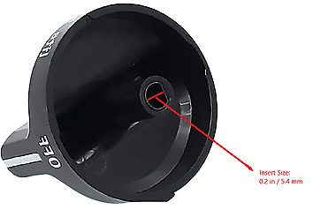 2 x Knob Compatible with Frigidaire Range 316564511 1513577 AH2364186 EA2364186