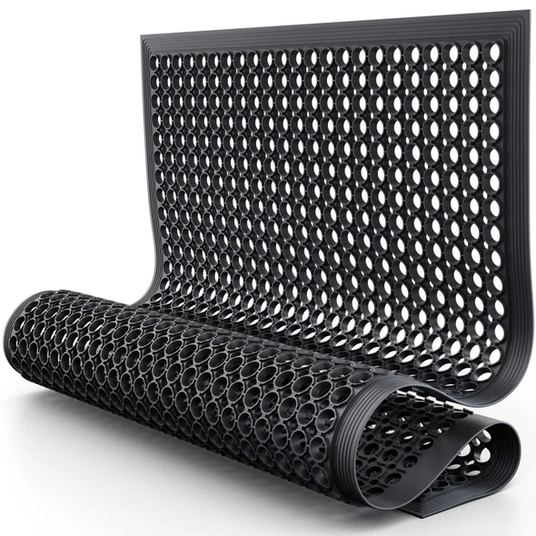 Heavy Duty Anti-Fatigue Floor Mat Black Commercial Non-Slip Indoor Outdoor