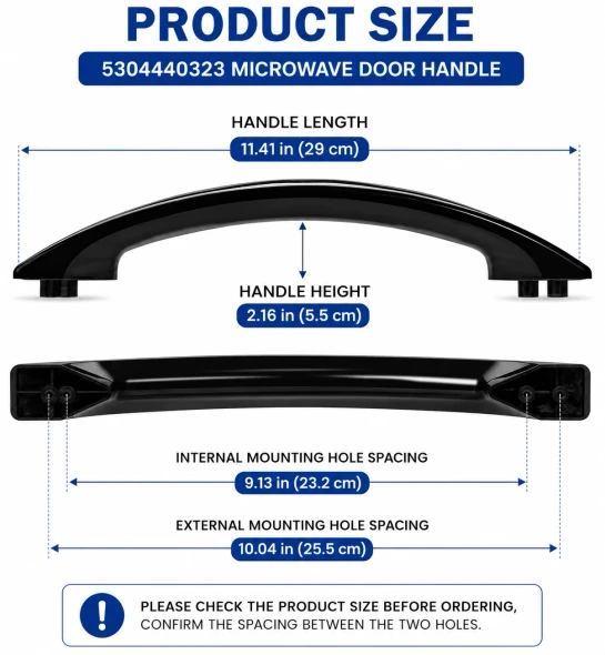 5304440323 Frigidaire Electrolux Microwave Handle