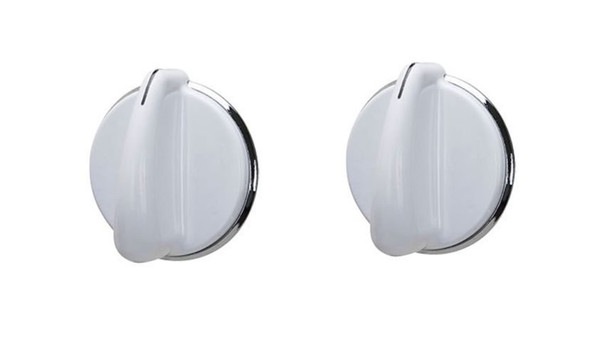 Knob ( 2 Pieces ) Compatible with GE Dryer WE01X20378 175D3296P001 WH01X10460