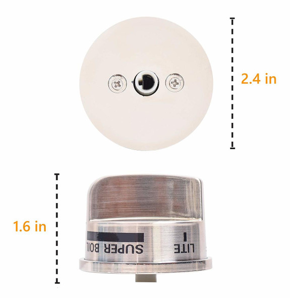Burner Knob Super Boil Compatible with LG Range Stove EBZ37189609