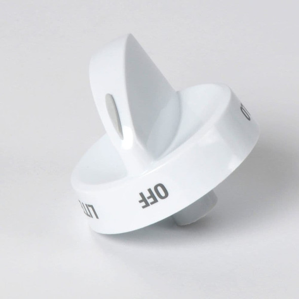 Knob White Compatible with Frigidaire Gas Range 316442512 PS2332410 AP4327159
