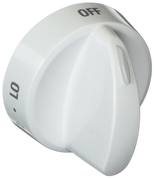 Knob White Compatible with Frigidaire Gas Range 316442512 PS2332410 AP4327159 