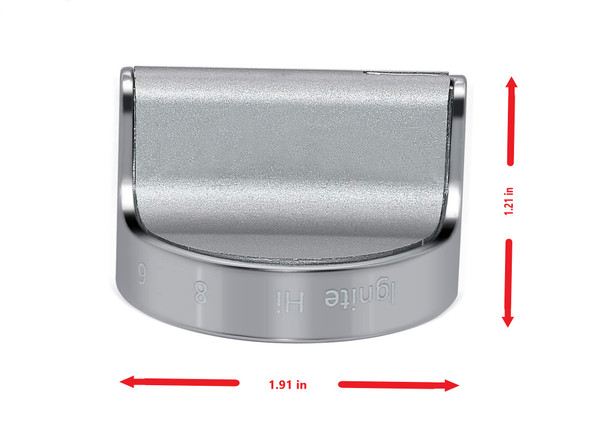 Burner Knob Compatible with Whirlpool Range W10766544