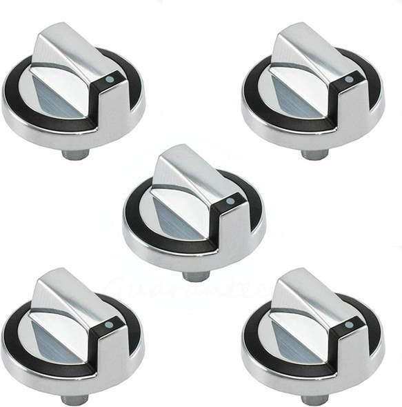 Control Knob Compatible with Whirlpool Range W10284885 G7CG3064XB00 ( 5 PCs )