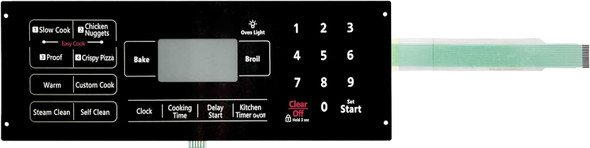 Membrane Switch Replace Compatible with Samsung Range Oven DG34-00014A