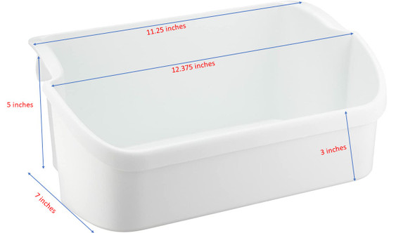 Door Gallon Bin Compatible with Frigidaire Refrigerator 240338201