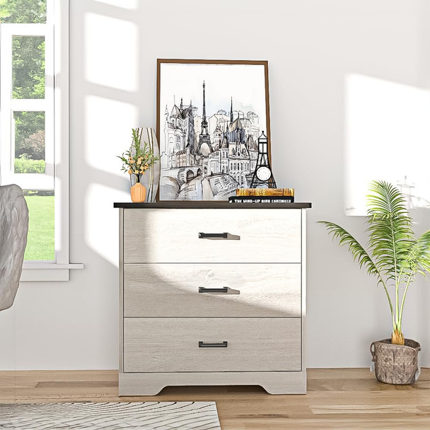 3 Drawer Dresser for Bedroom Vintage Dressers Chests of Drawers for Bedroom
