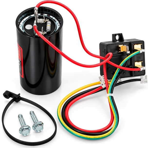 CSR-U2 AC Hard Start Capacitor Kit 3.5-5 Ton 189-227uF 208-240V HVAC 50/60Hz