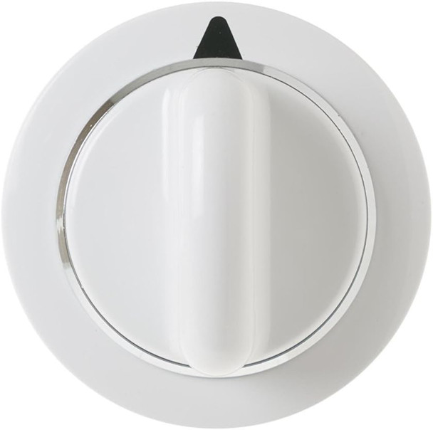 Dryer Timer Control Knob White Compatible with GE WE01X20374 PS8769912 AP5805160