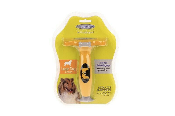 Long Hair Deshedding Tool For Large Dogs 51-90 lbs Stainless steel