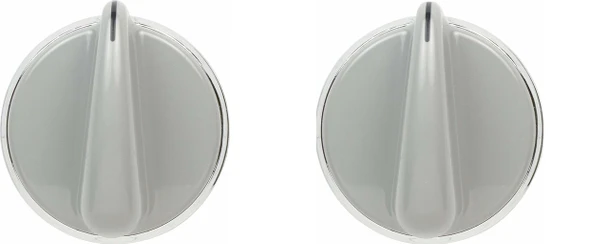 Knob And Clip ( 2 Pieces ) Compatible with GE Dryer WH01X10462