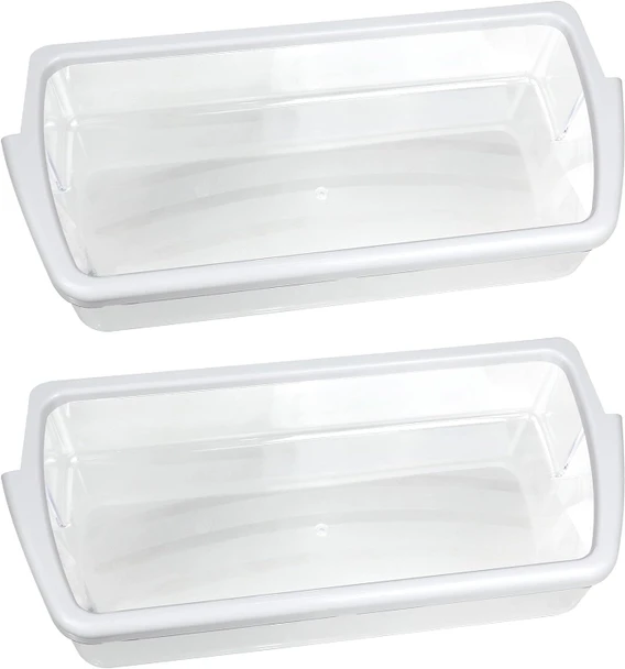 Door Shelf Bin Compatible with Whirlpool Refrigerator W10321304 ( 2 PCs )