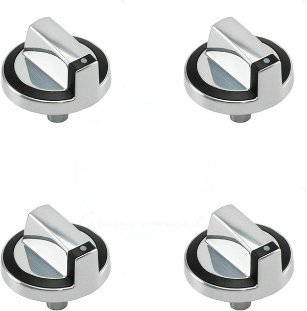 Control Knob Compatible with Whirlpool Range W10284885 G7CG3064XB00 ( 4 PCs )