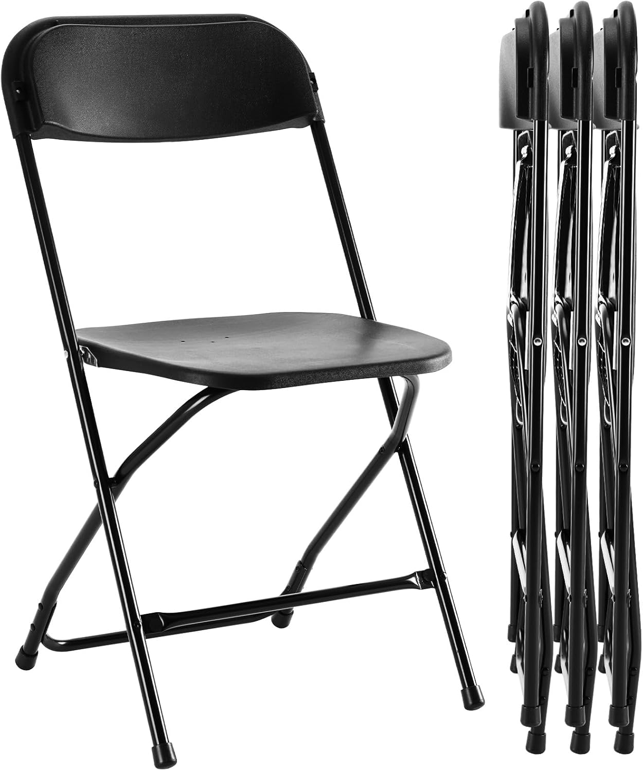 4 or 10 Pack Folding Plastic Chairs for Weddings, Parties & Home Events - Picture 8 of 10