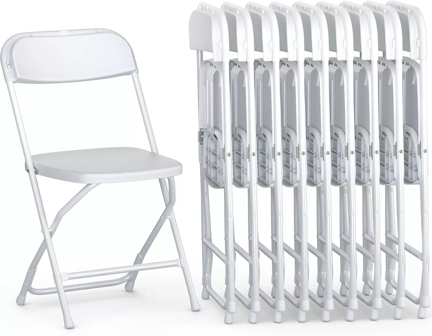 4 or 10 Pack Folding Plastic Chairs for Weddings, Parties & Home Events - Picture 9 of 10