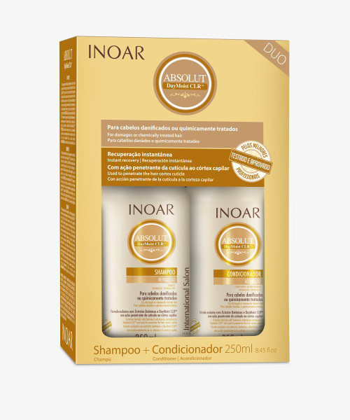 Inoar Absolute Daymoist Duo Kit Shampoo + Conditioner 250ml