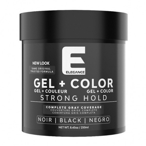 Hair Styling Gel Plus Black Color 250 ml