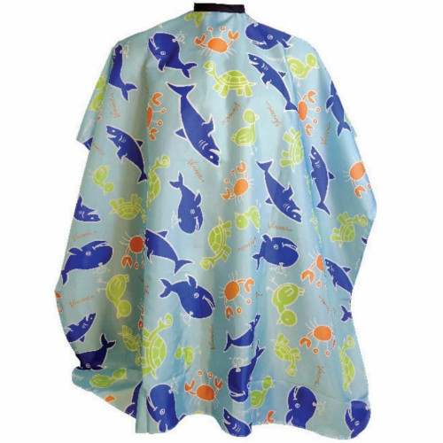 Vincent Childrens Cutting Cape - Featuring playful marine life